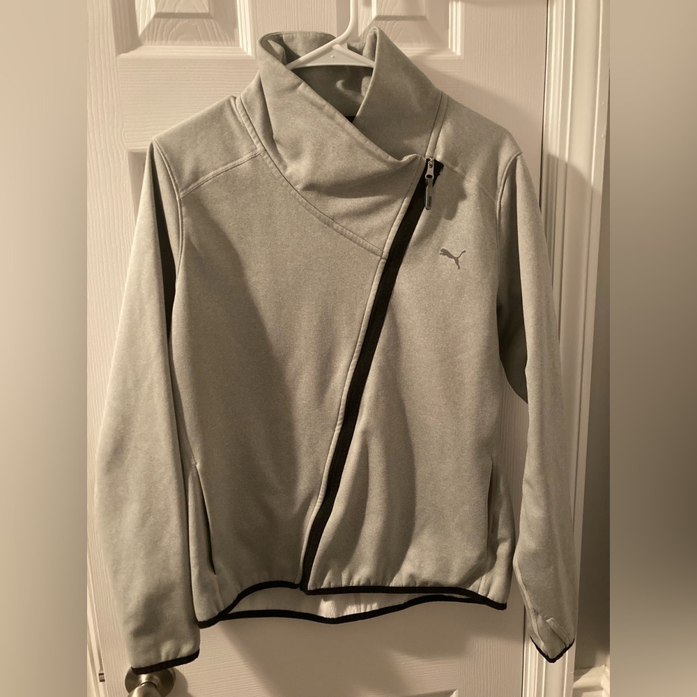Unique Puma turtle neck zip up